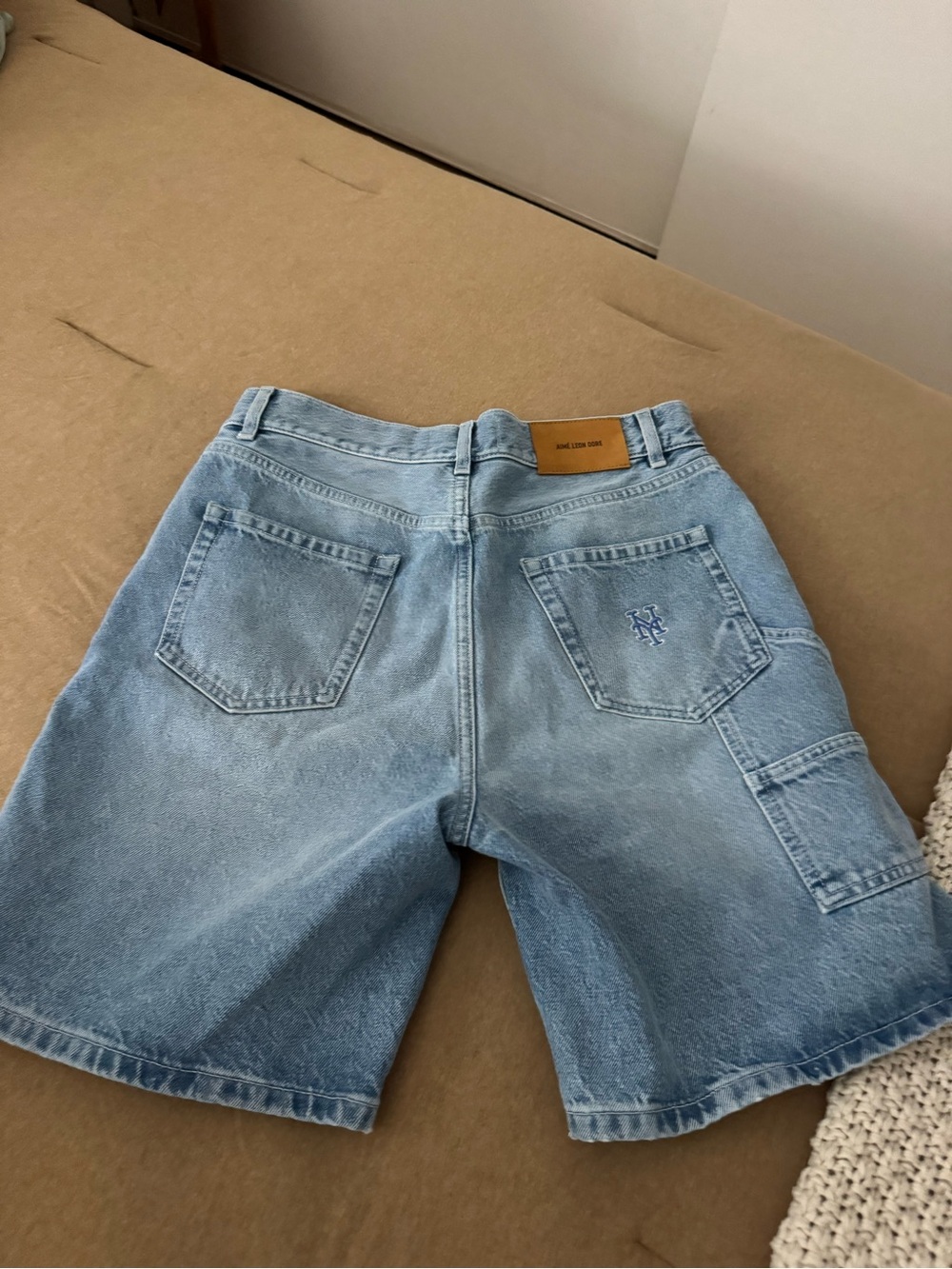 Aime Leon Dore Light Blue Denim Carpenter Shorts